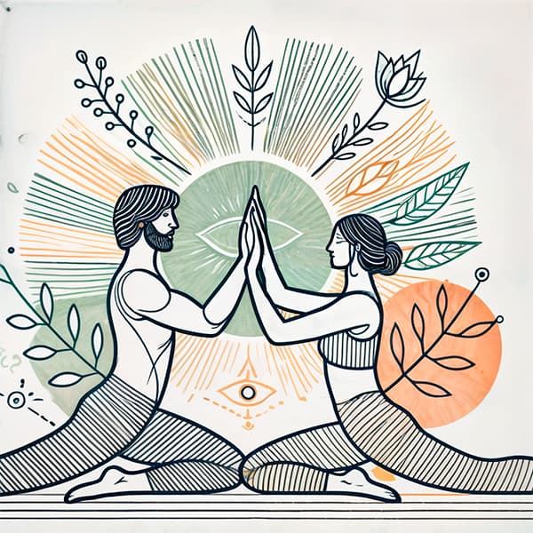 taller luzdesperanza yoga en pareja